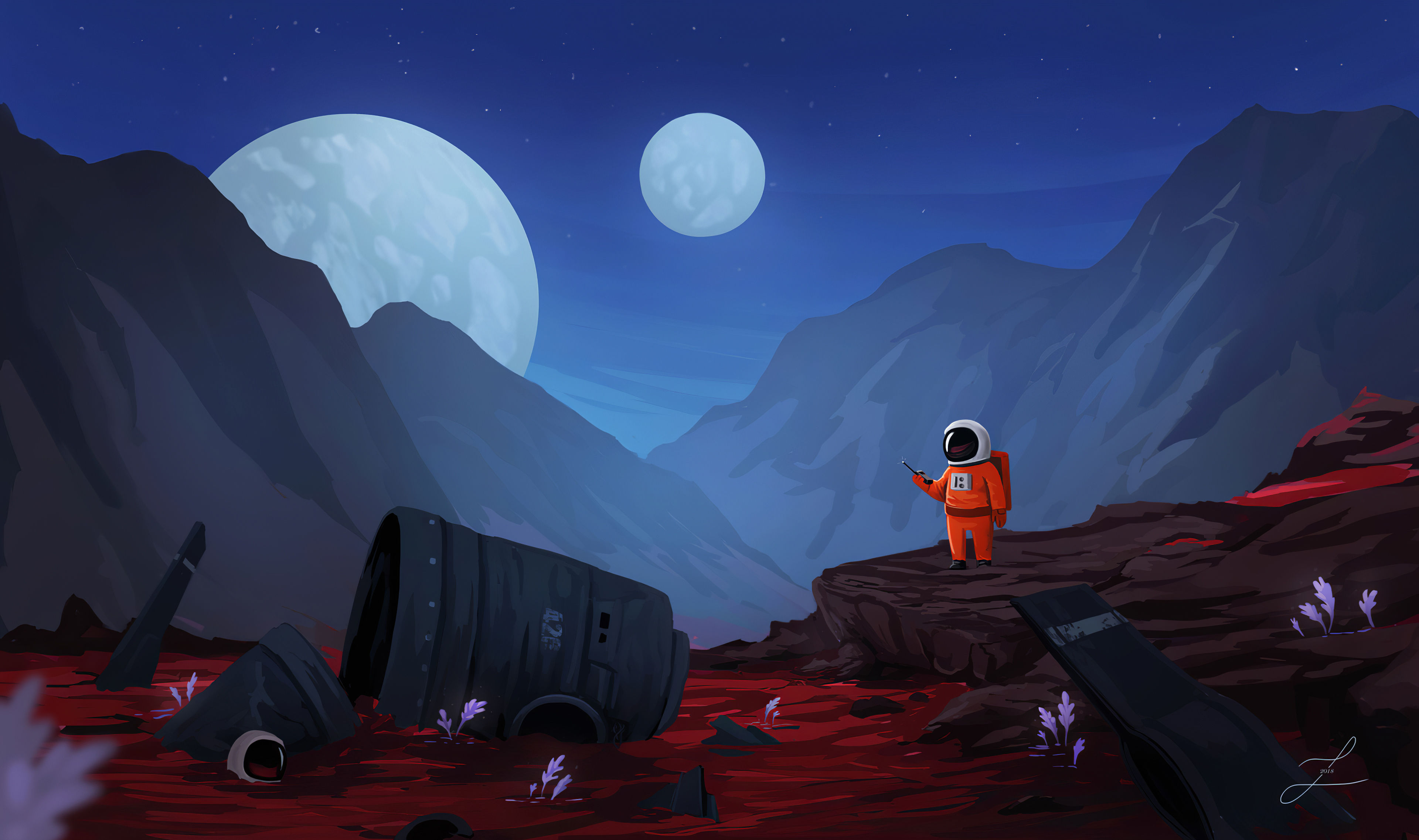 Wallpaper #YjGbNZMB5zzyi_yY1Fda321 1242x2688 Resolution Astronaut Art 4K iPhone Xs Max Wallpaper