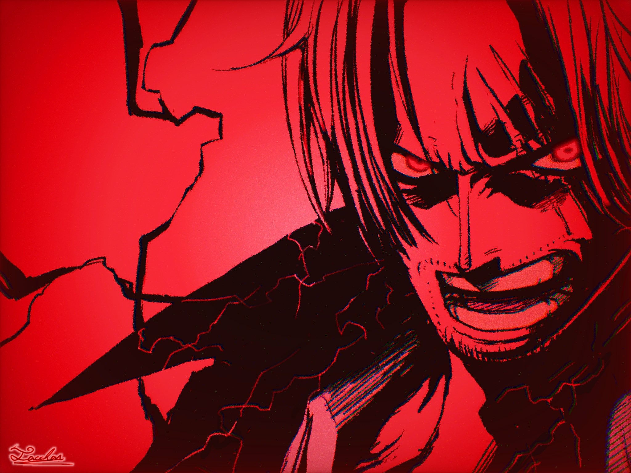 Wallpaper #DZ27ZJcBkAG5jTCH-LFh88 One Piece HD Shanks Red Digital Art Wallpaper HD Anime 4K Wallpapers