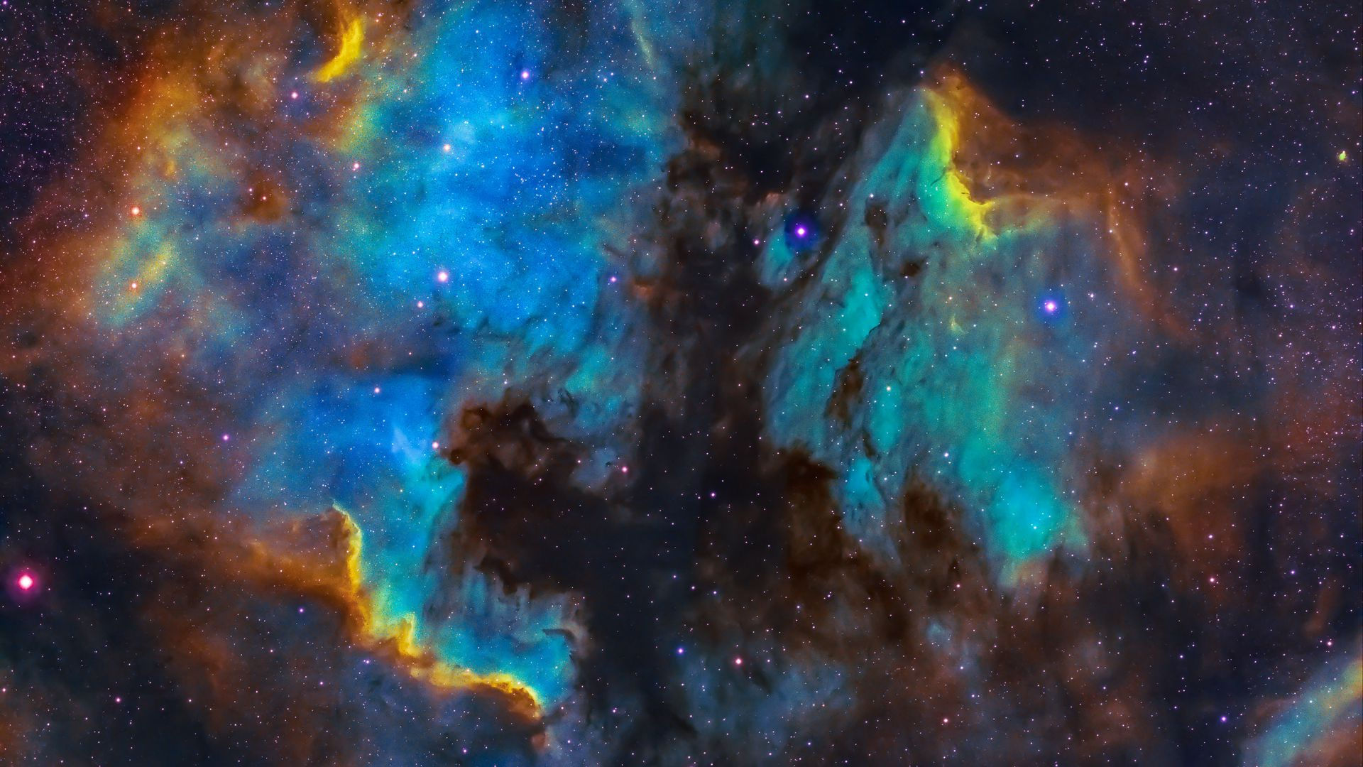 Wallpaper #indNJpMB-pgBXx606KH152 Download Wallpaper 1920x1080 Nebula Stars Space Colorful Glow Full