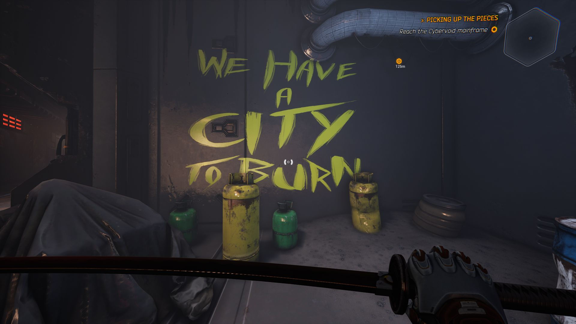Wallpaper #hJ1RZ5cBkAG5jTCHK7PT43 Cyberpunk 2077 Easter Egg in Ghostrunner Scrolller