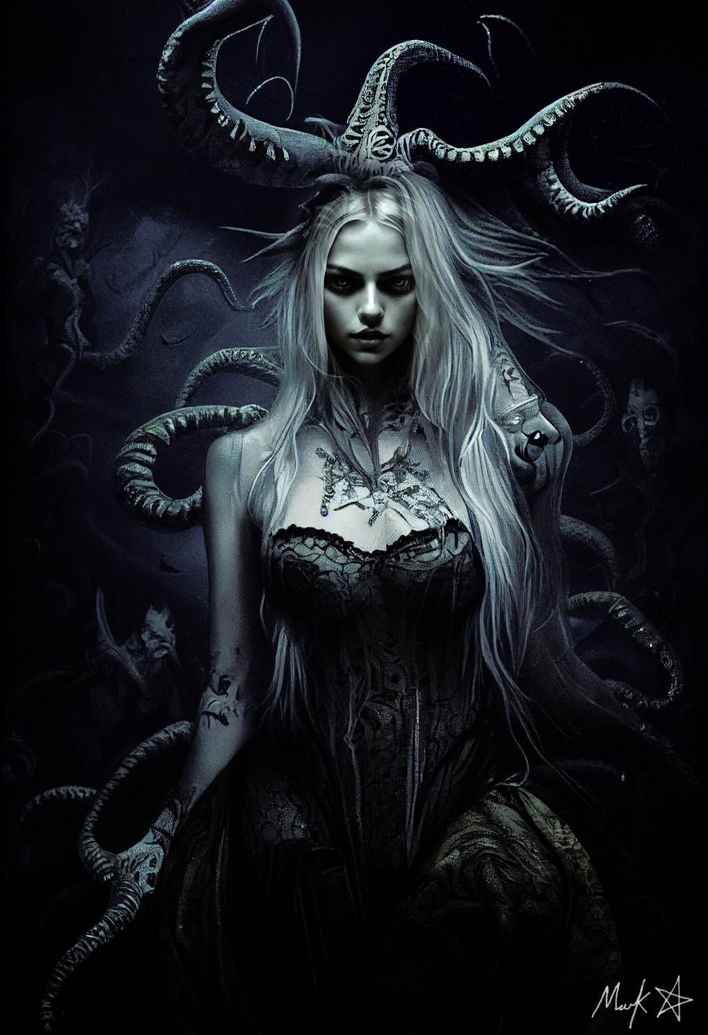 Wallpaper #uwMnZJMBpyOg8YnEDtaL543 Lady Cthulhu by Ironstriker Scrolller