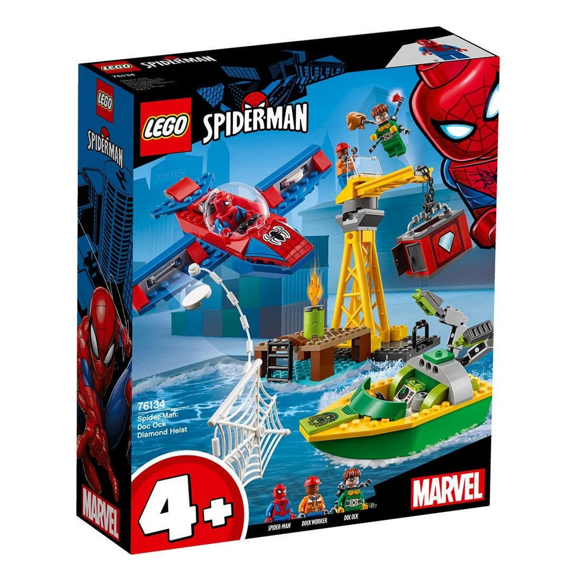 Wallpaper #tGcA6ZIBSpphPi3-zj8P73 Lego Super Heroes Spider Man Doc Ock Diamond Heist Toy Brands L Z