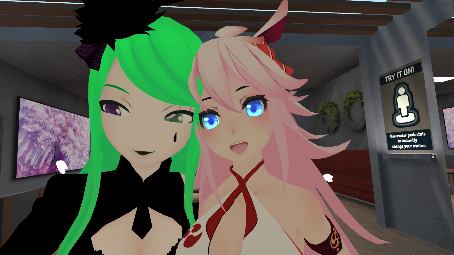 Wallpaper #99be4 Vrchat Anime Girl Avatars