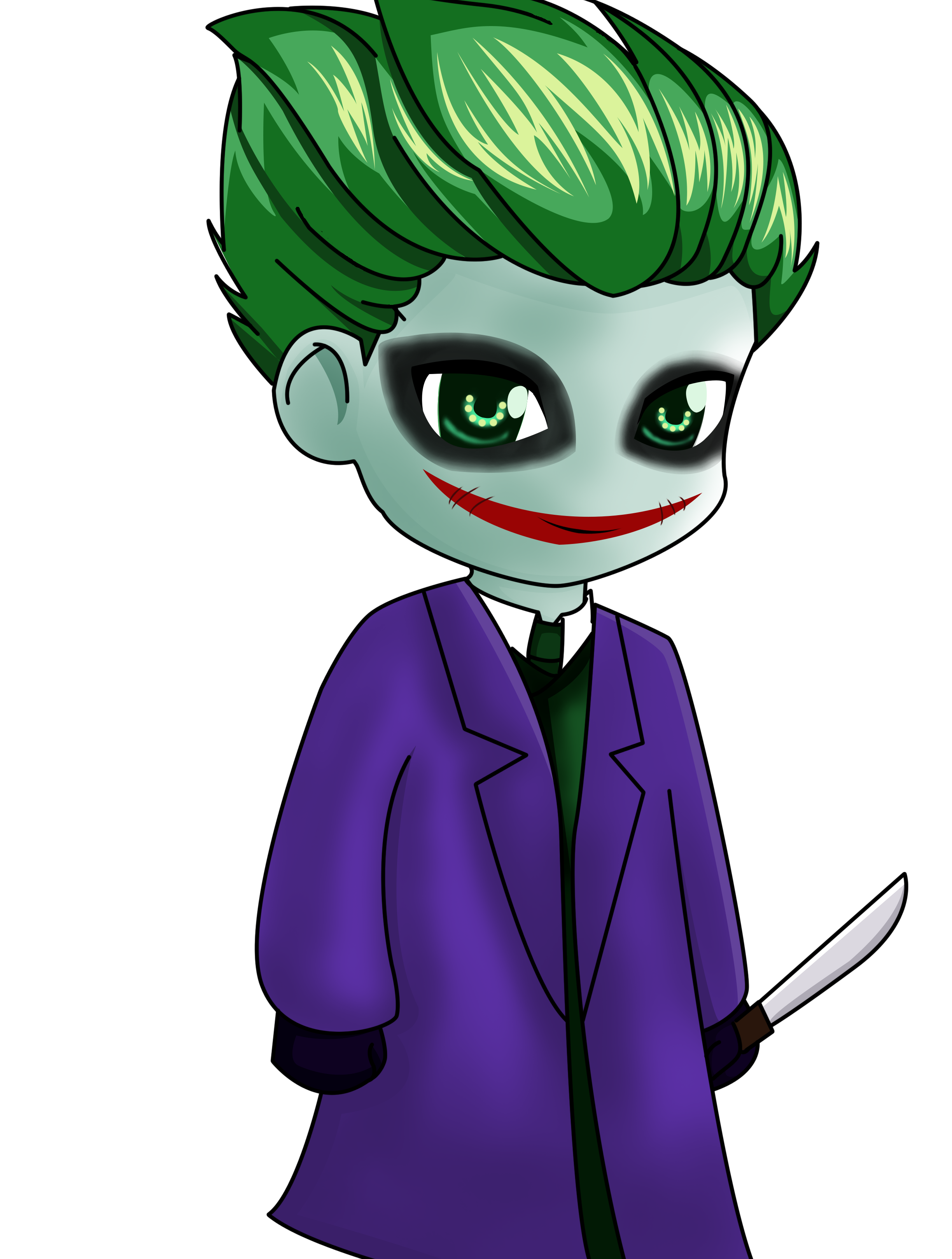 Wallpaper #NywrSZMB0E1QgA7wJvLh15 Joker Digital Artwork with Step by Step Procedure Steemit