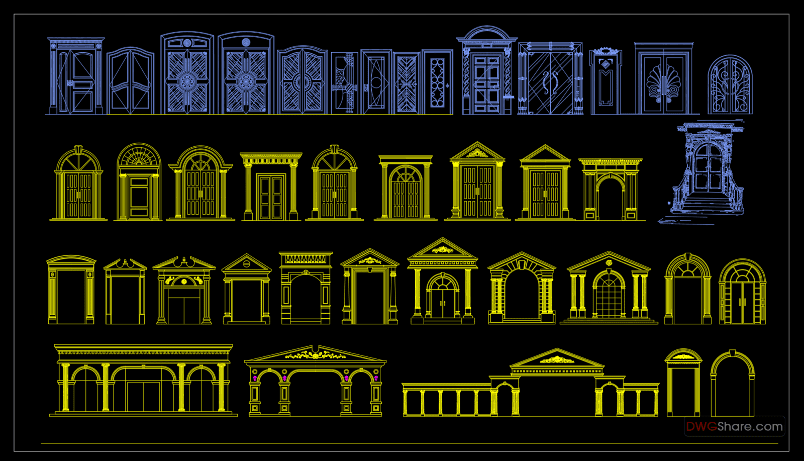 Wallpaper #qJy34JIBZHQxiYara7ci284 100neoclassical Style Decor Cad Design Elements Free Cad Blocks