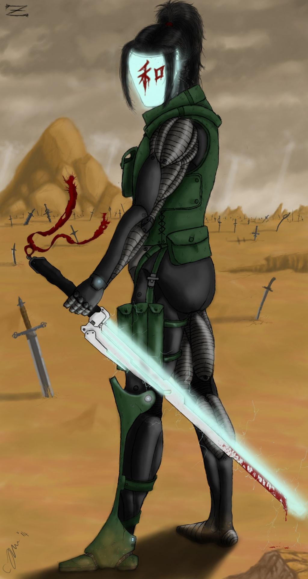 Wallpaper #ZhnAFo8BtGB6xQ78Ym6742 Cyber Ninja Weasyl