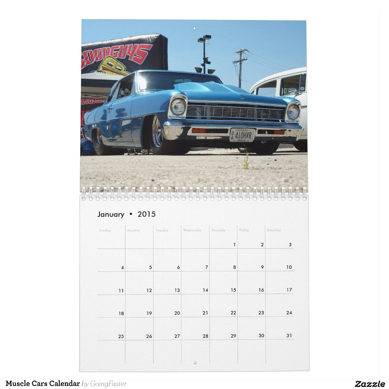 Wallpaper #vBkTK48BtGB6xQ78moxx47 2016 Muscle Cars Calendar Zazzle