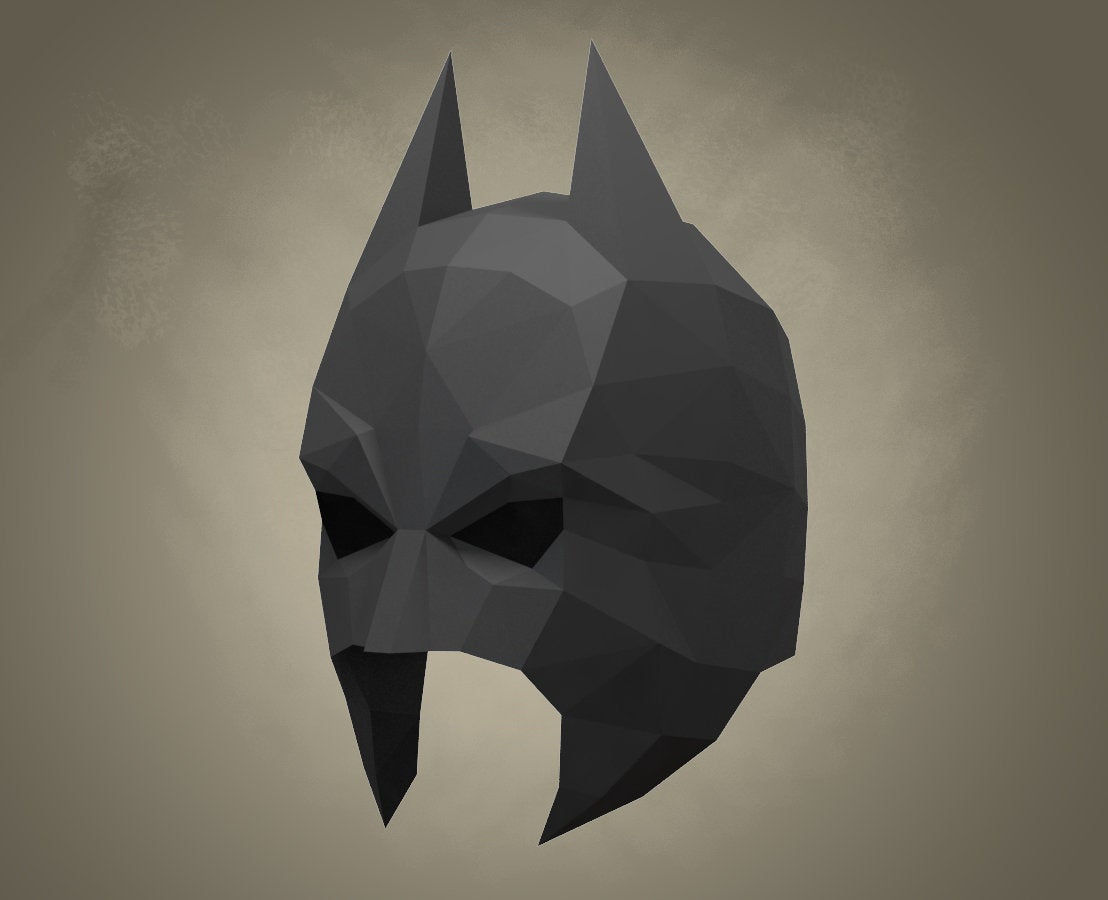 Wallpaper #PxlkHo8BtGB6xQ78anmk18 Batman Mask Digital Diy Papercraft Pdf Template See Description