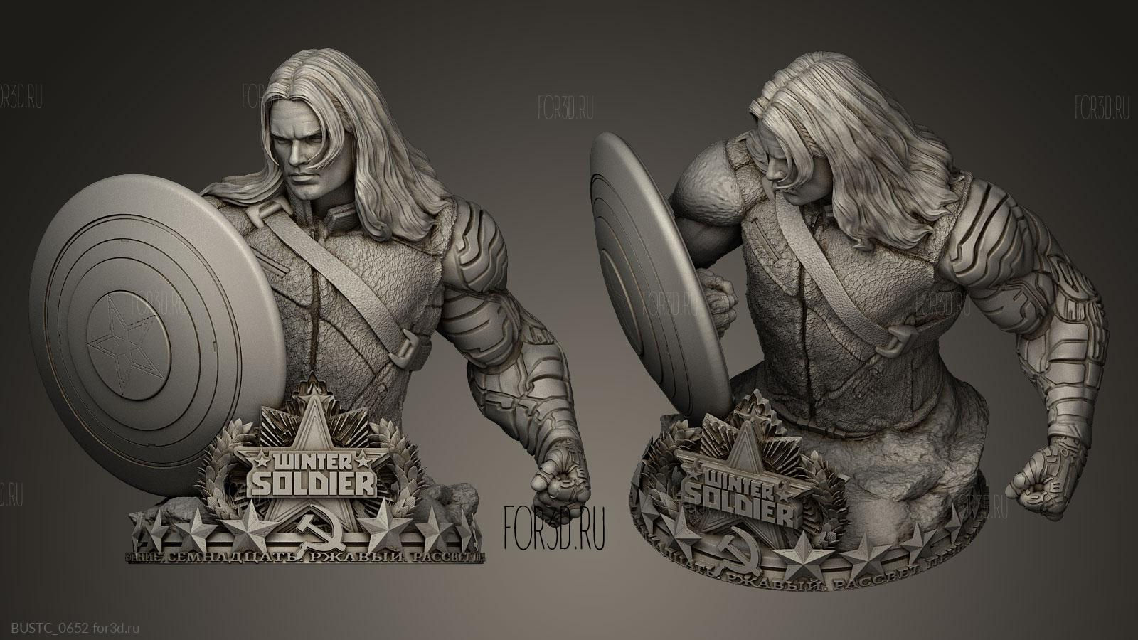 Wallpaper #Amg6G5MBSpphPi3-_R9T280 Winter Soldier 3D Stl Model for Cnc