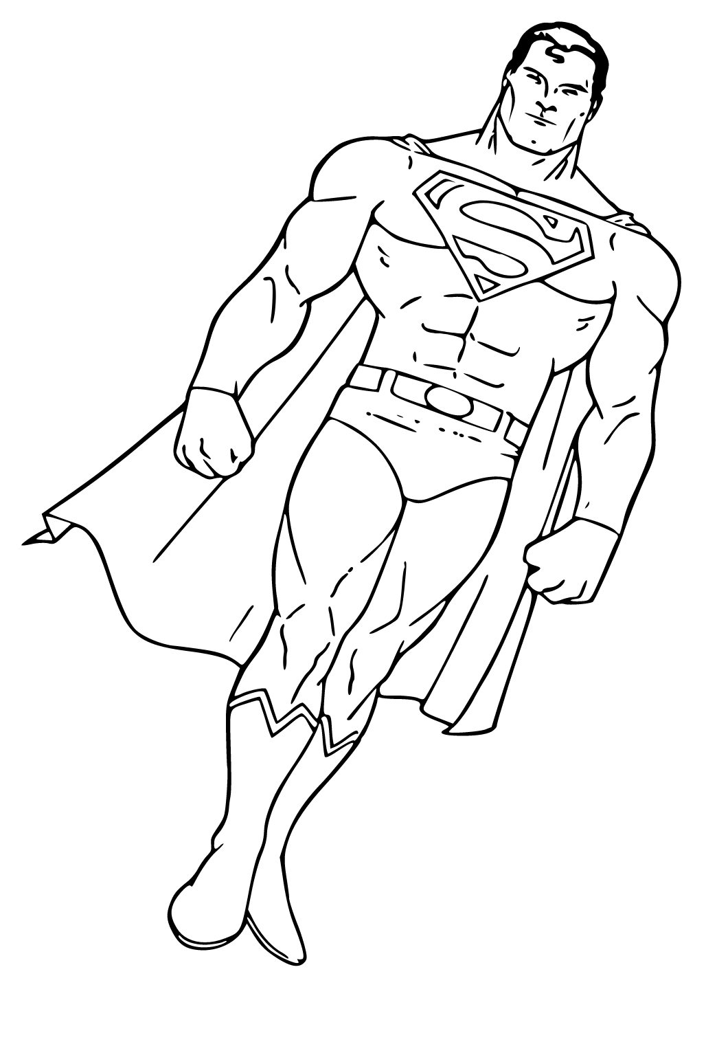 Wallpaper #wWh_I5MBSpphPi3-JTVO116 Gratis Printbare Superman Kraft Tegning Til Farvelaegning Ark Og