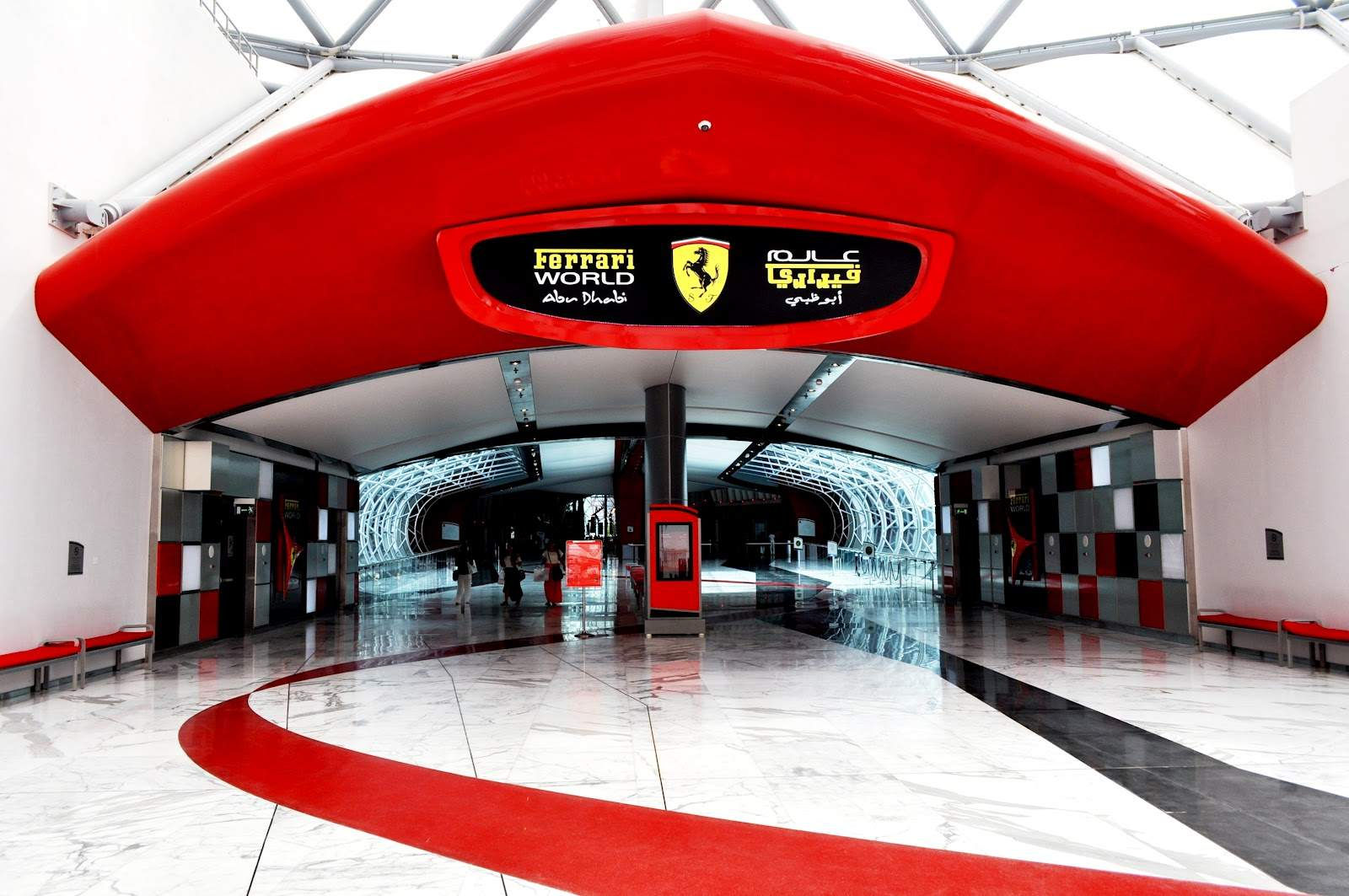 Wallpaper #533Y844Bnwiau_P63Q1x42 Ferrari World Theme Park Yas Island Abu Dhabi Jobbiecrewcom