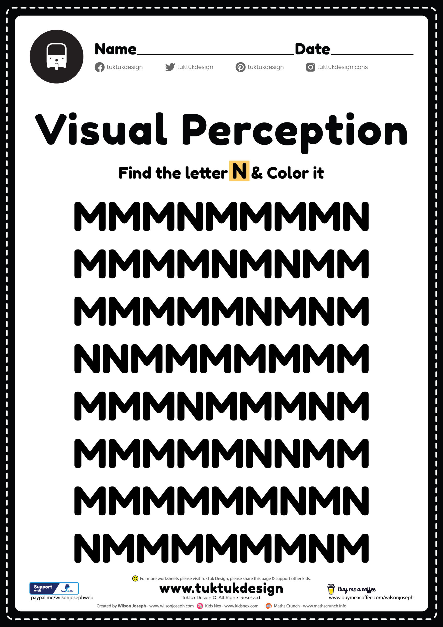 Wallpaper #3E70C Visual Perception Worksheets Free Printable Pdf for Kids 30 Free