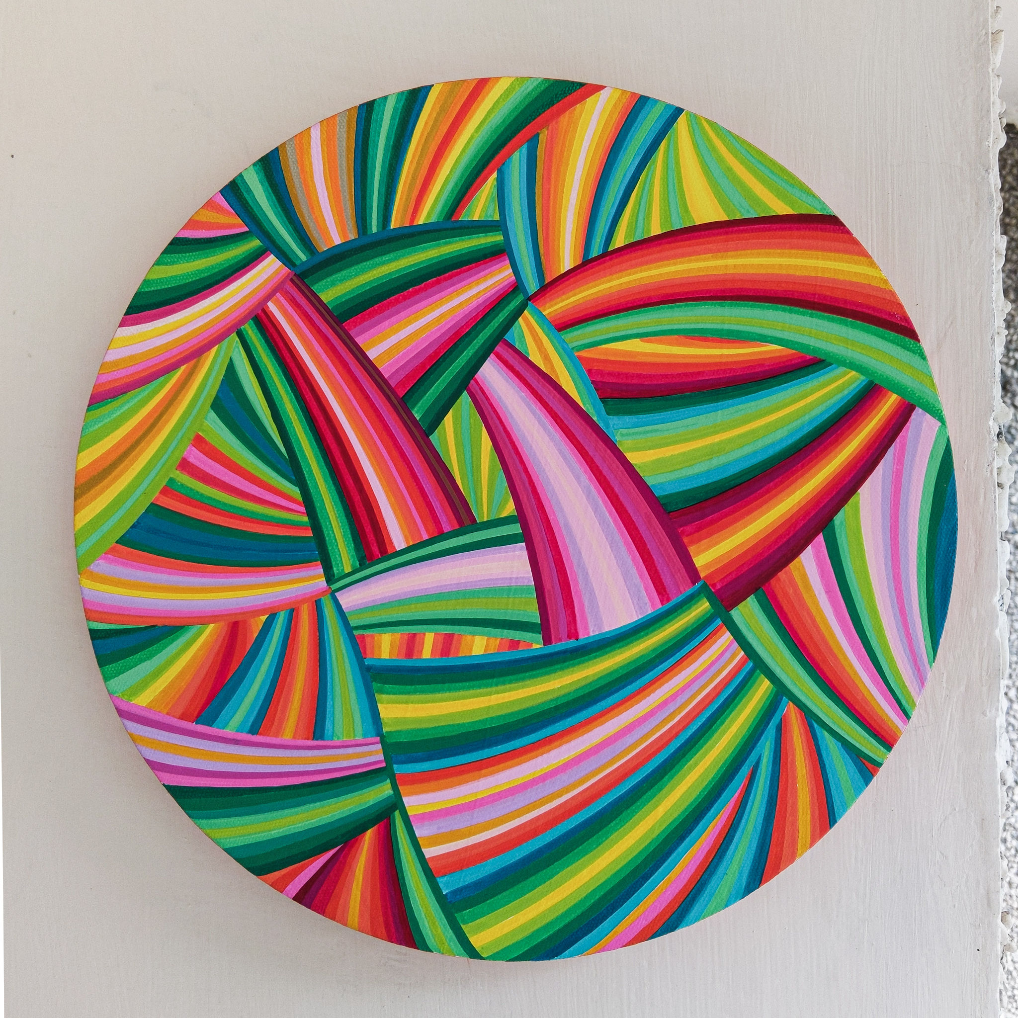 Wallpaper #52dQ-5IBSpphPi3-YpO8409 Abstract Painting on Round Canvas Campestrealgovbr