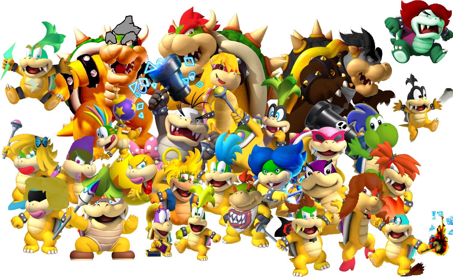 Wallpaper #8c6vJZMB71dOy6JZMRQu135 Image Bowser and Familypng Unanything Wiki
