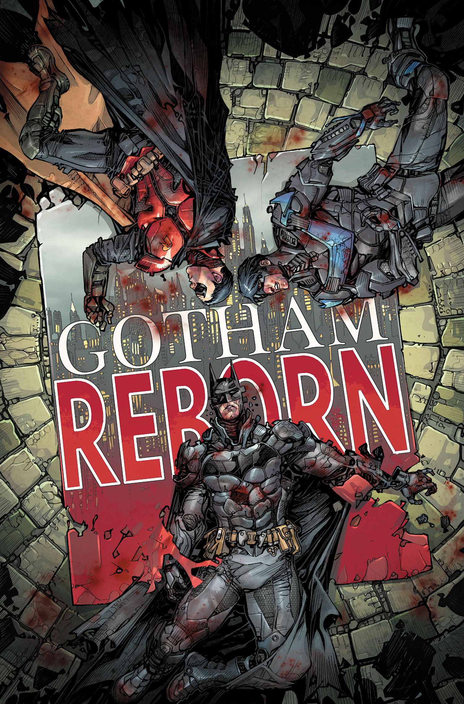 Wallpaper #bs7zJJMB71dOy6JZNBJ_1 Batman Arkham Knight Vol 1 7 DC Comics Database