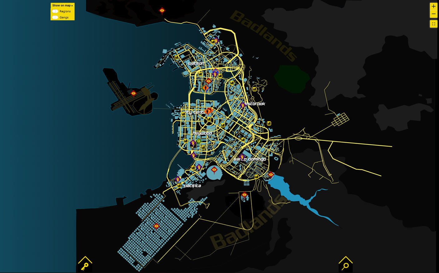 Wallpaper #oxo1T5MB1yWOL4qgm37V196 Heading to Night City Today Cyberpunk 2077 Interactive Map Appears
