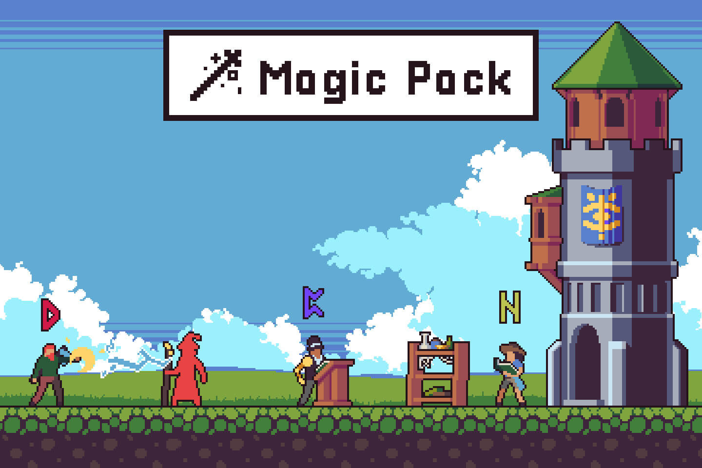 Wallpaper #1Gc765IBSpphPi3-00r630 Magic Pixel Art