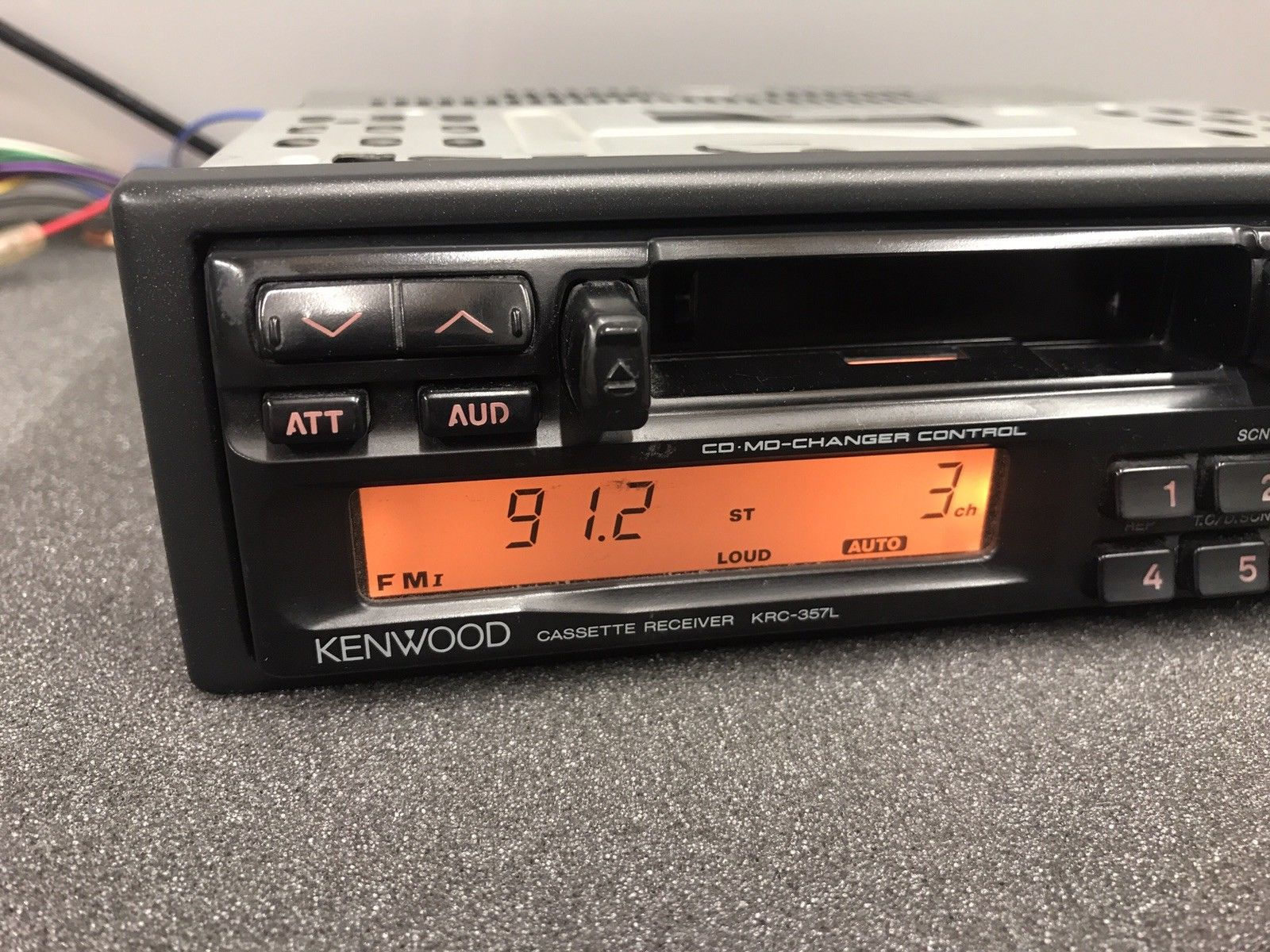 Wallpaper #d30k8Y4Bnwiau_P6zwh612 Old Classic Kenwood Car Radio Stereo Cassette Player Model Krc 357l Cd