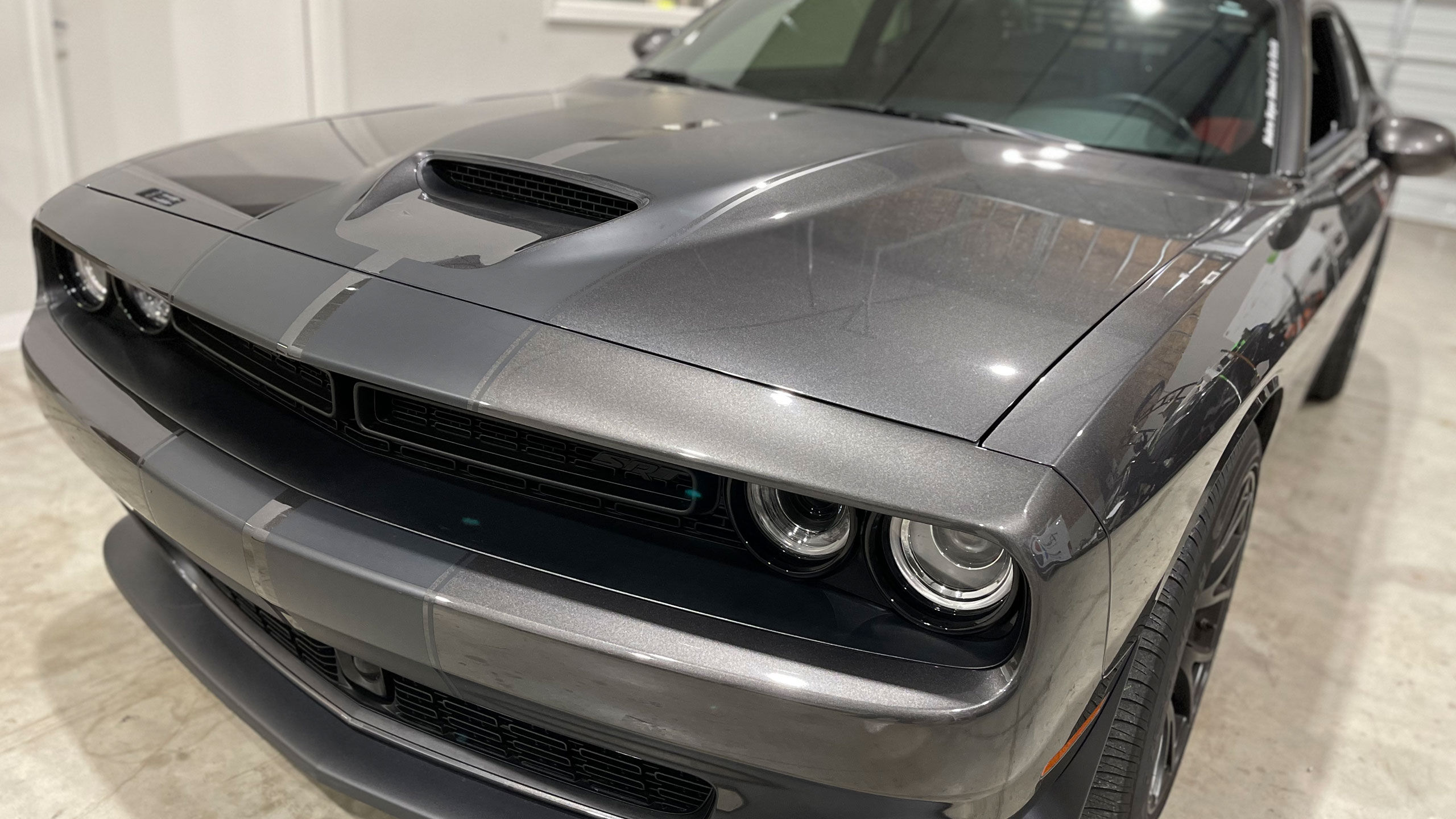 Wallpaper #84950 2018 Dodge Challenger Srt Demon Black Satin Hood Only 594 Miles Bone