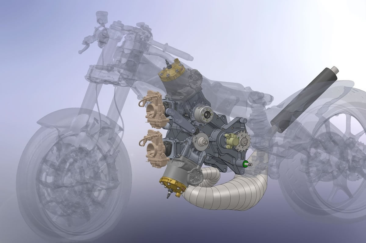 Wallpaper #aWiKHZMBSpphPi3-eiZl35 Rimar Motors 600cc 2 Stroke V Twin Project