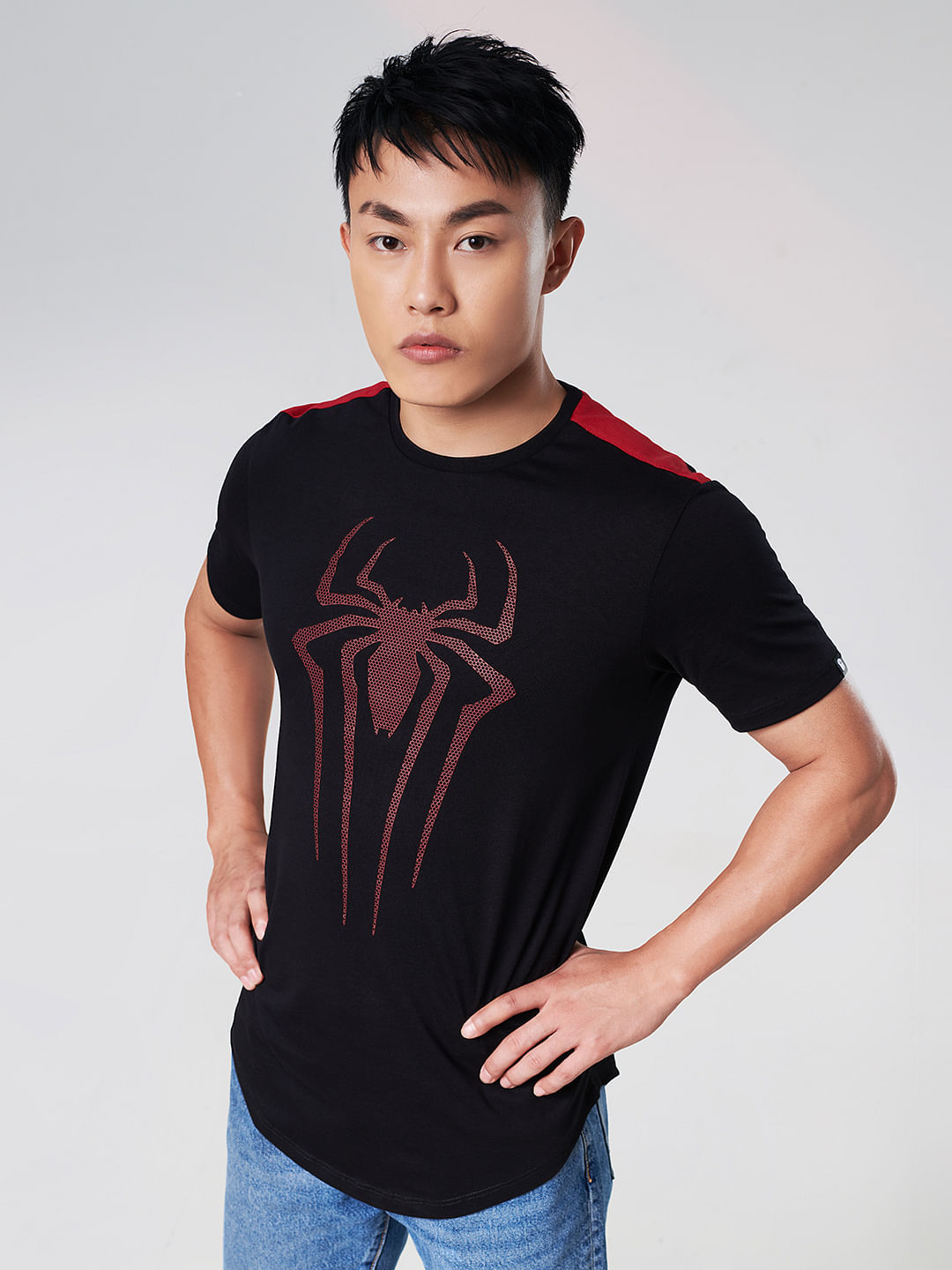 Wallpaper #_Wc19pIBSpphPi3-Z4I2280 Buy Spider Man Web Crawler Drop Cut T Shirt Online