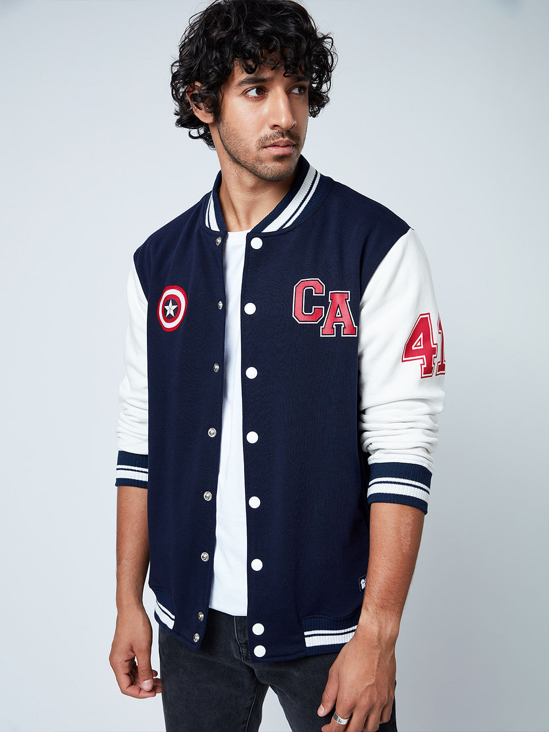 Wallpaper #WBlGKY8BtGB6xQ788ojP8 Buy Official Captain America Steve Rogers Varsity Jackets Online