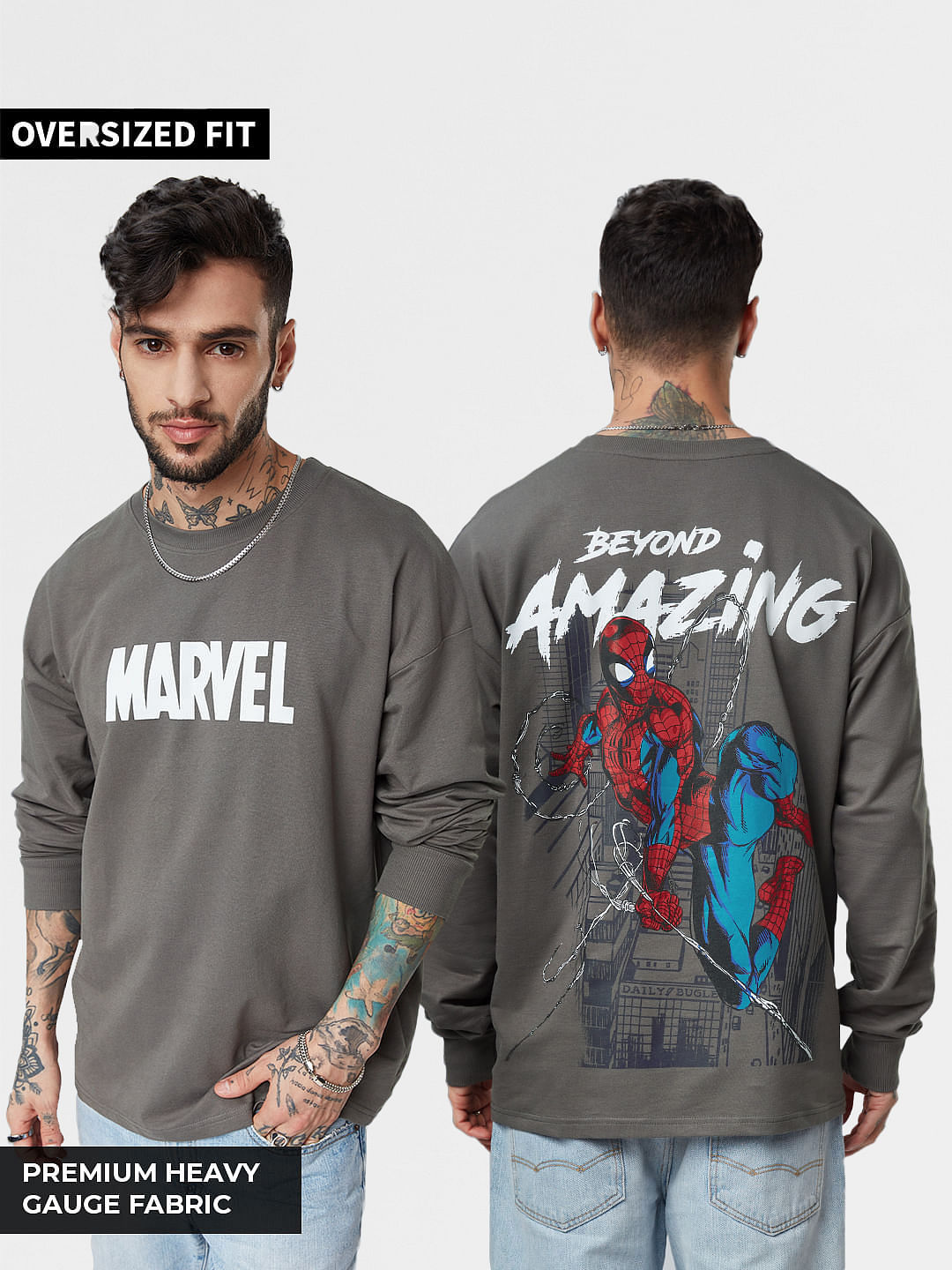 Wallpaper #8Wh_IJMBSpphPi3-0i2_249 Buy Spider Man Beyond Amazing Oversized Full Sleeve T Shirt Online