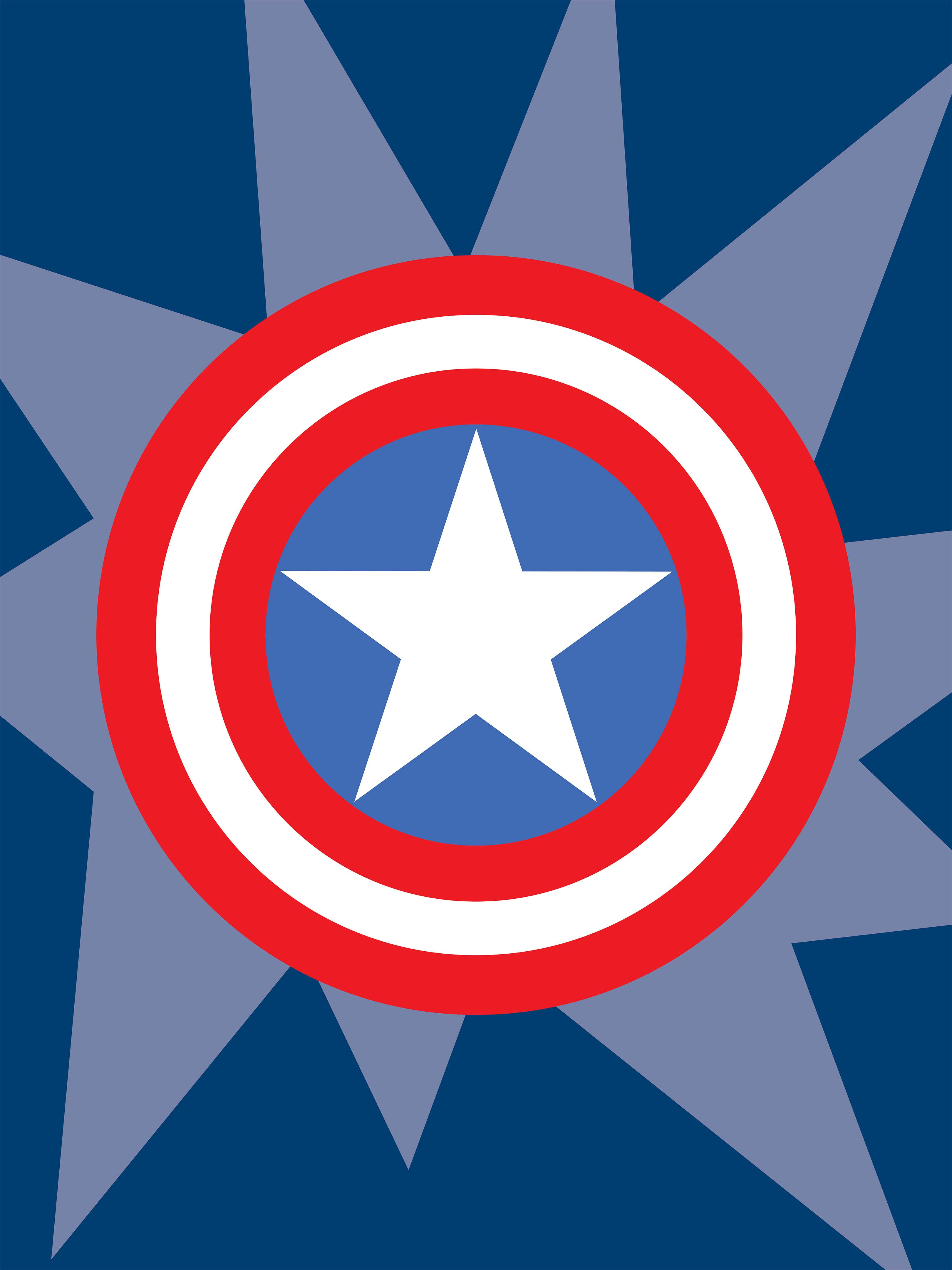 Wallpaper #KHOWgo4BFI5NbQks1hkk23 Captain America Marvel Comic Book Symbol Art
