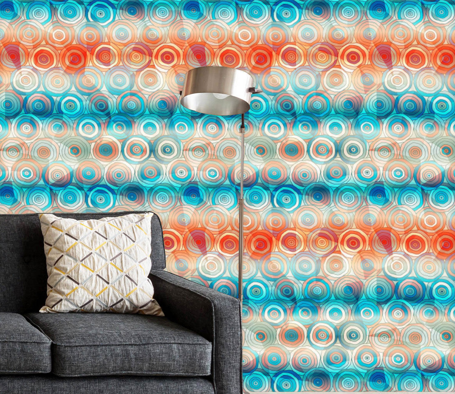Wallpaper #BGc5B5MBSpphPi3-MMXD44 Buy Abstract Colored Circles Non Pvc Self Adhesive Peel Stick Vinyl