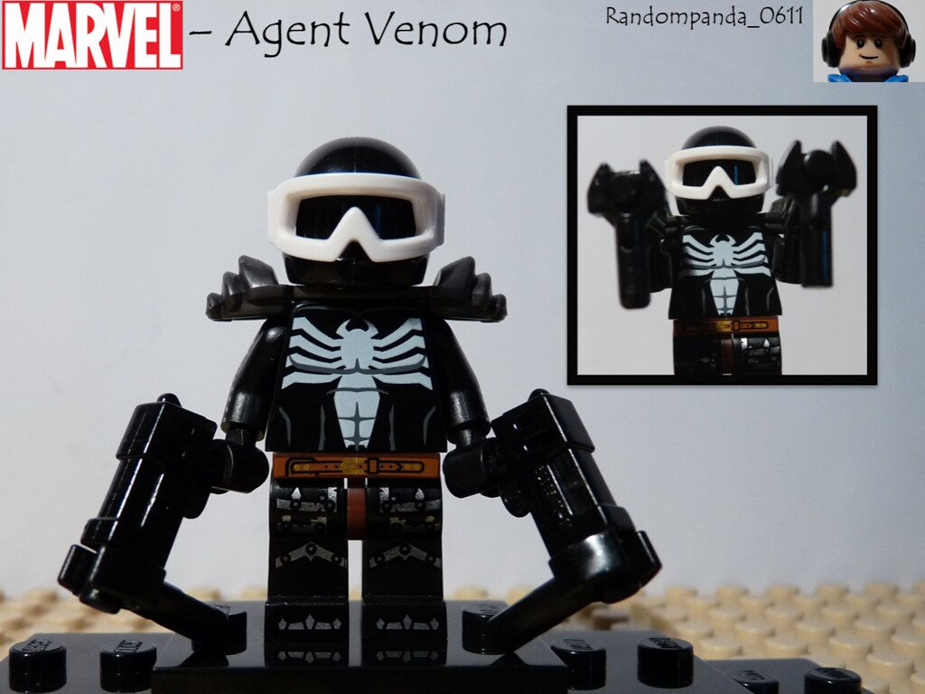 Wallpaper #omimIpMBSpphPi3-GjMQ268 Agent Venom Agent Venom Lego Purist Minifigure Marvel Th Flickr