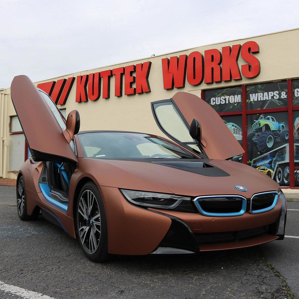 Wallpaper #rxl_Io8BtGB6xQ78_YLp18 BMW i8 Wrapped in Metallic Brown Black Cf and Celio Blu Flickr