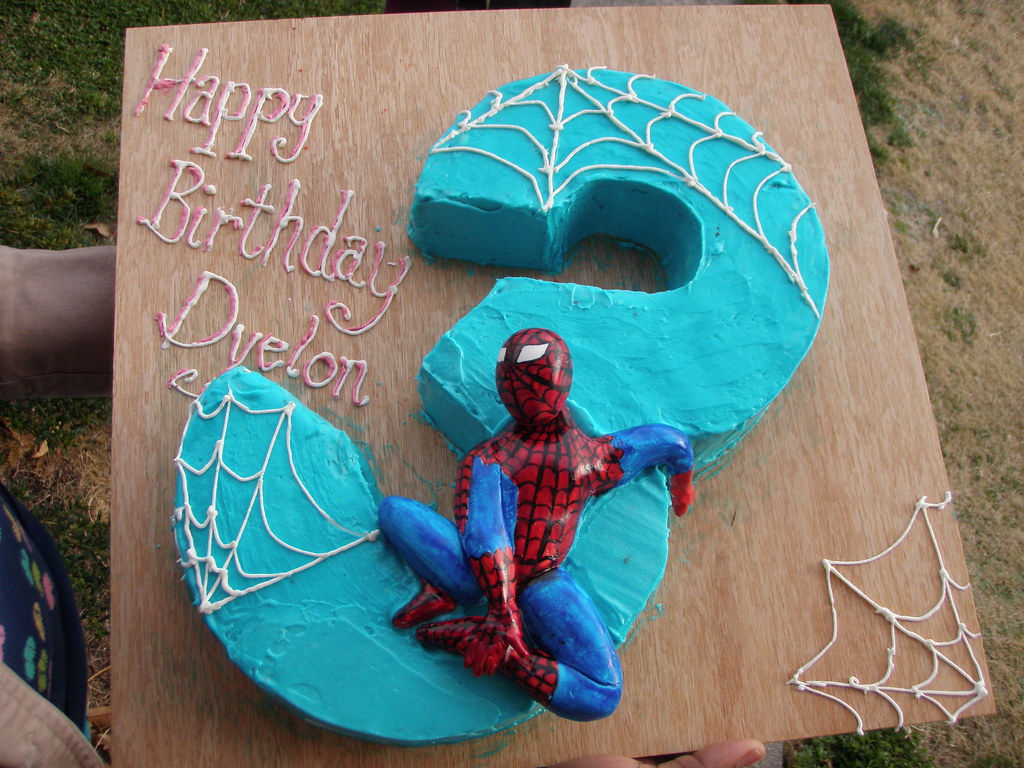 Wallpaper #JxVKNpMB-CQNECa20icS391 Spider Man Birthday Cake Yup I Made That Figure Out of Fo Flickr