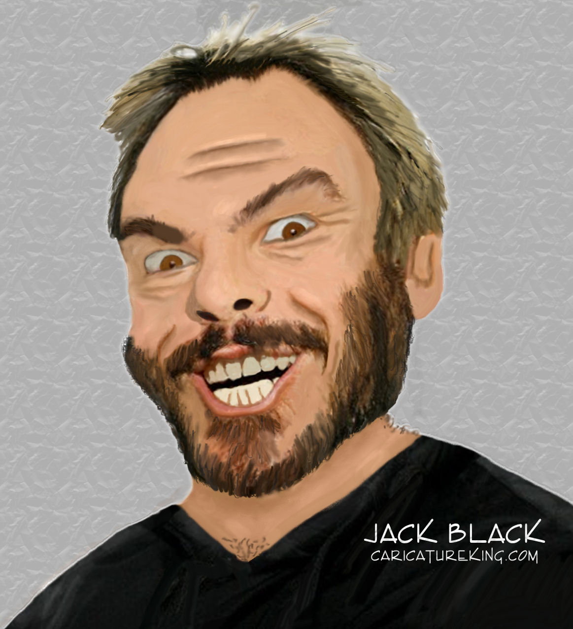 Wallpaper #f200d Intricate Detailed Caricature of Jack Black by Robert Crumb Creative