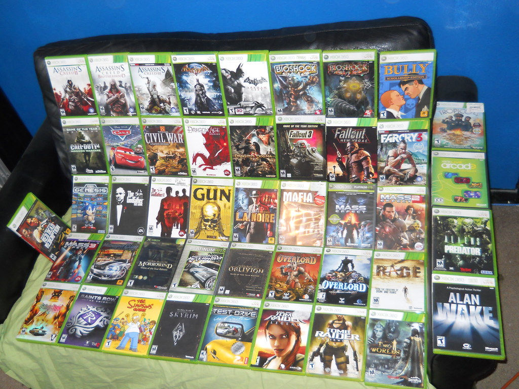 Wallpaper #lUB7MJMBJhL2WPbaY8Ea302 Xbox 360 Game Collection 3 30 13 This is My Arsenal of Vid Flickr