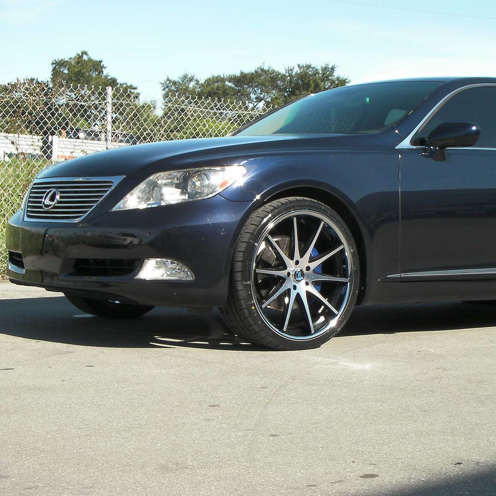 Wallpaper #_4f2MZMBPAdmKxa2CmIl63 22 Inch Rohana Rc10 Machine Black Wheels Lexus Ls460 Mach Flickr