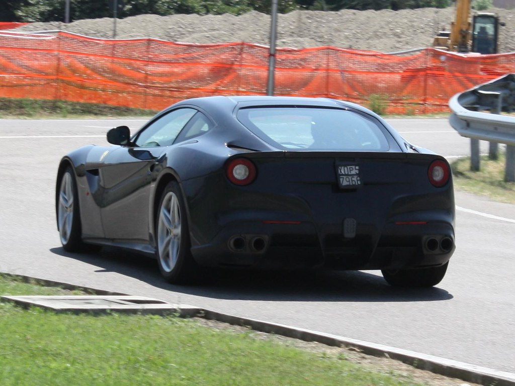 Wallpaper #de357 Matte Black Ferrari F430 Scuderia with Multi Layer Stripes Northwest