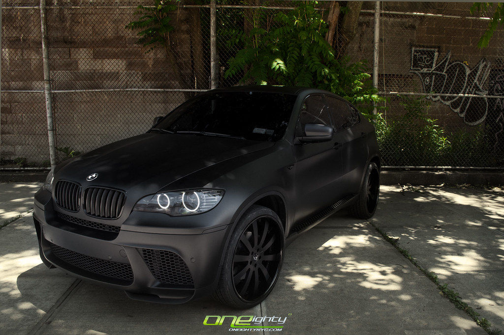 Wallpaper #Y5zT4ZIBZHQxiYarWL2R72 BMW E71 X650 Matte Black by Oneighty BMW X650 Wrapped in Flickr