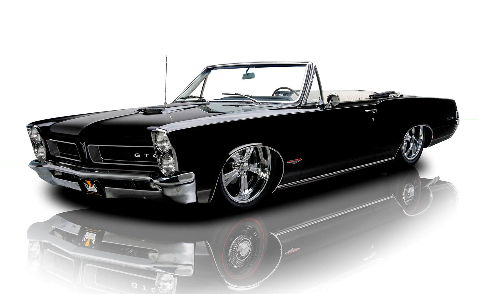 Wallpaper #70774 1965 Pontiac Gto Convertible Triple Black Phs