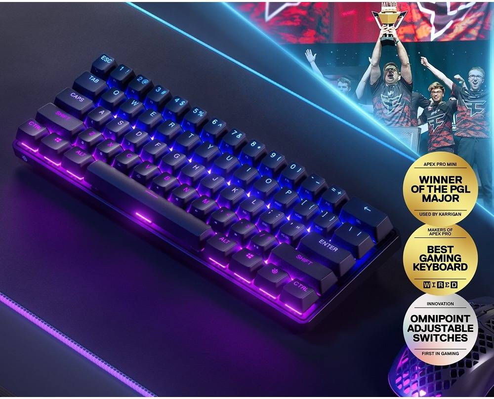 Wallpaper #n7jo15IBJvJKYCmEcuUh217 Steelseries Apex Pro Mini Wireless Gaming Keyboard Fastest Omnipoint 2
