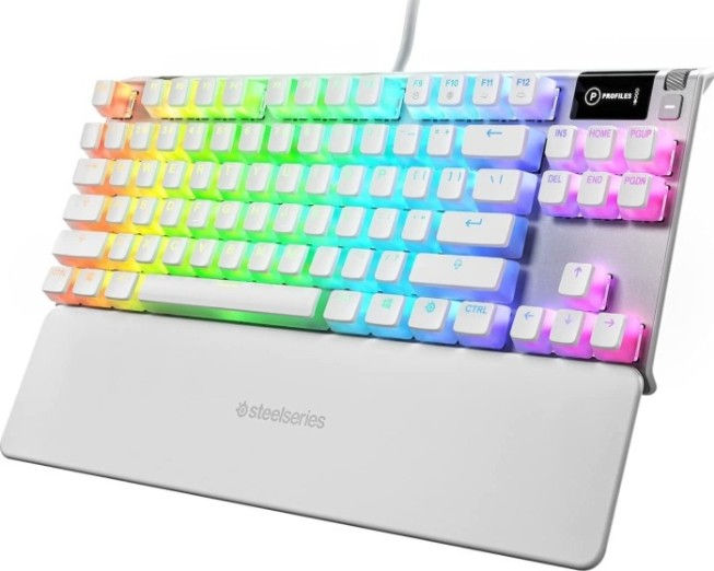 Wallpaper #Erj21pIBJvJKYCmE-eHl1 Steelseries Apex 7 Ghost Tkl Wired Mechanical Linear Gaming Keyboard
