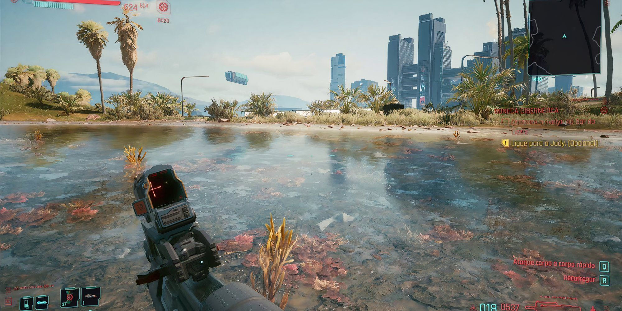 Wallpaper #a2i-GpMBSpphPi3-IB1710 Cyberpunk 2077 Dev Left Easter Egg in the Ocean Just in Case Someone