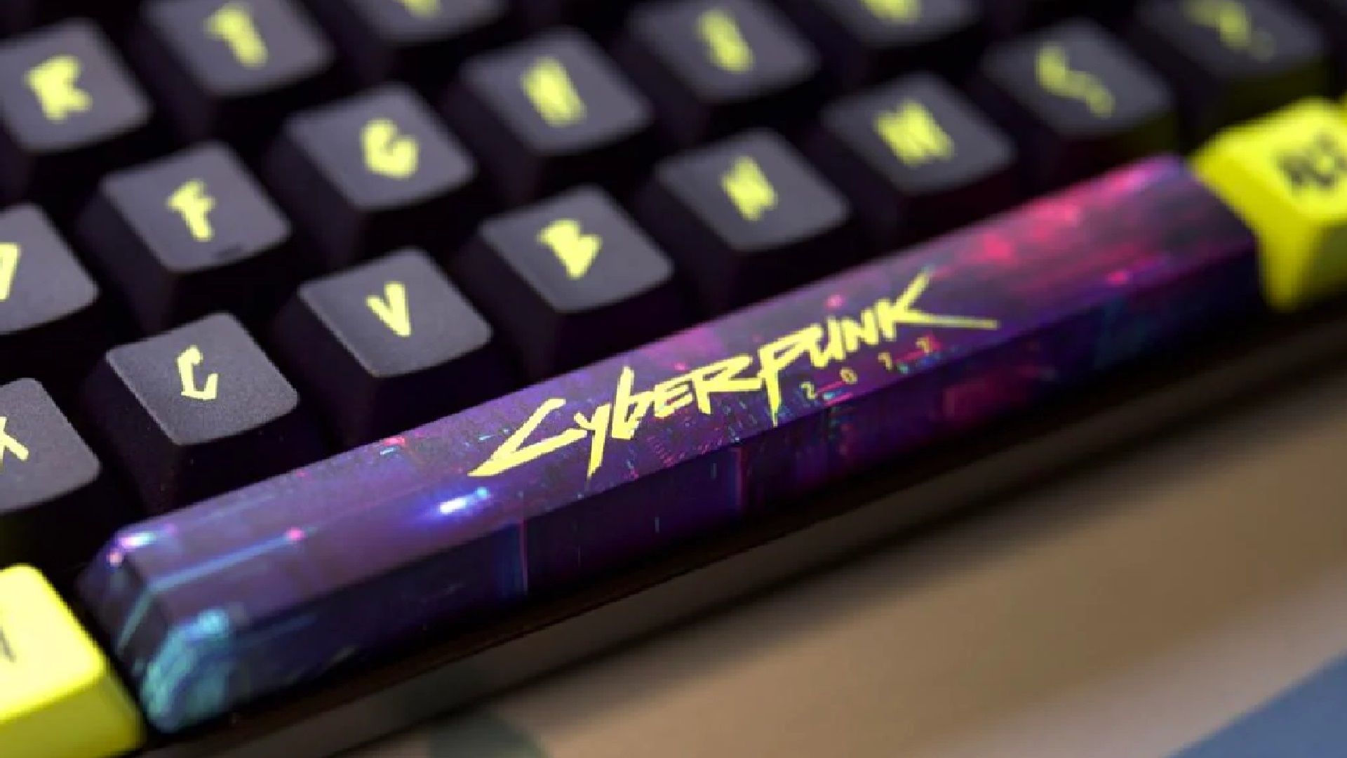 Wallpaper #I6WROJMBVBiSkHCaw4402 Cyberpunk 2077 Keyboard is as Breathtaking as Night City