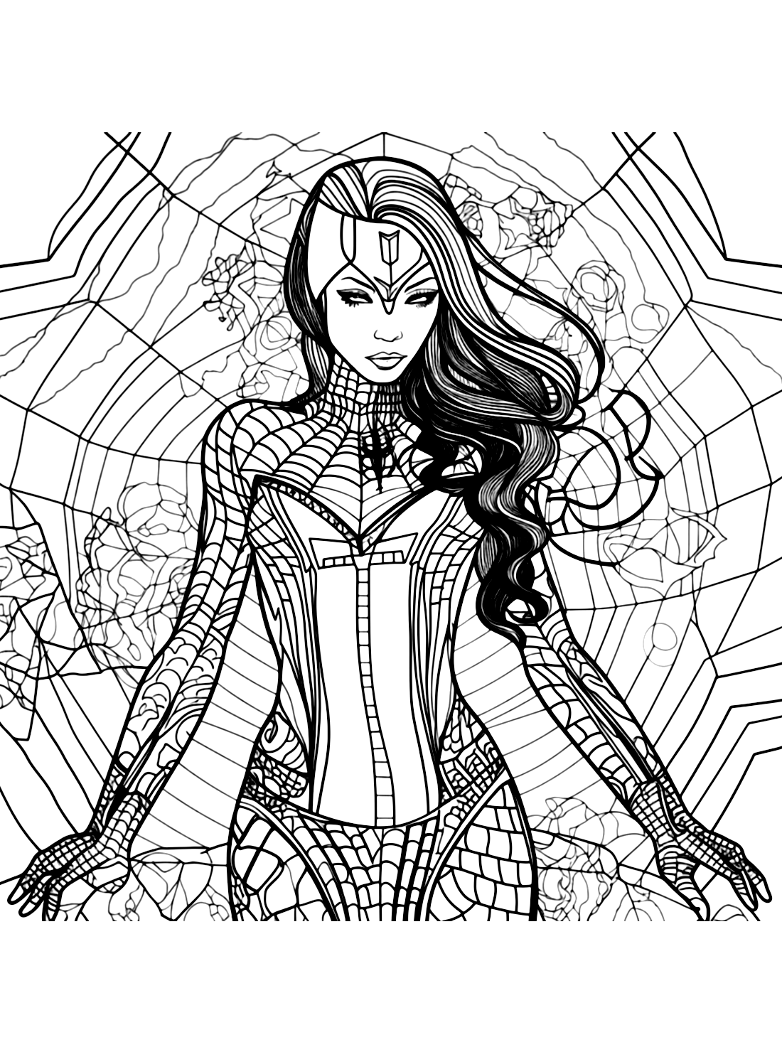 Wallpaper #Hme5DJMBSpphPi3-euDo170 Spider Woman Costumes Coloring Games Online