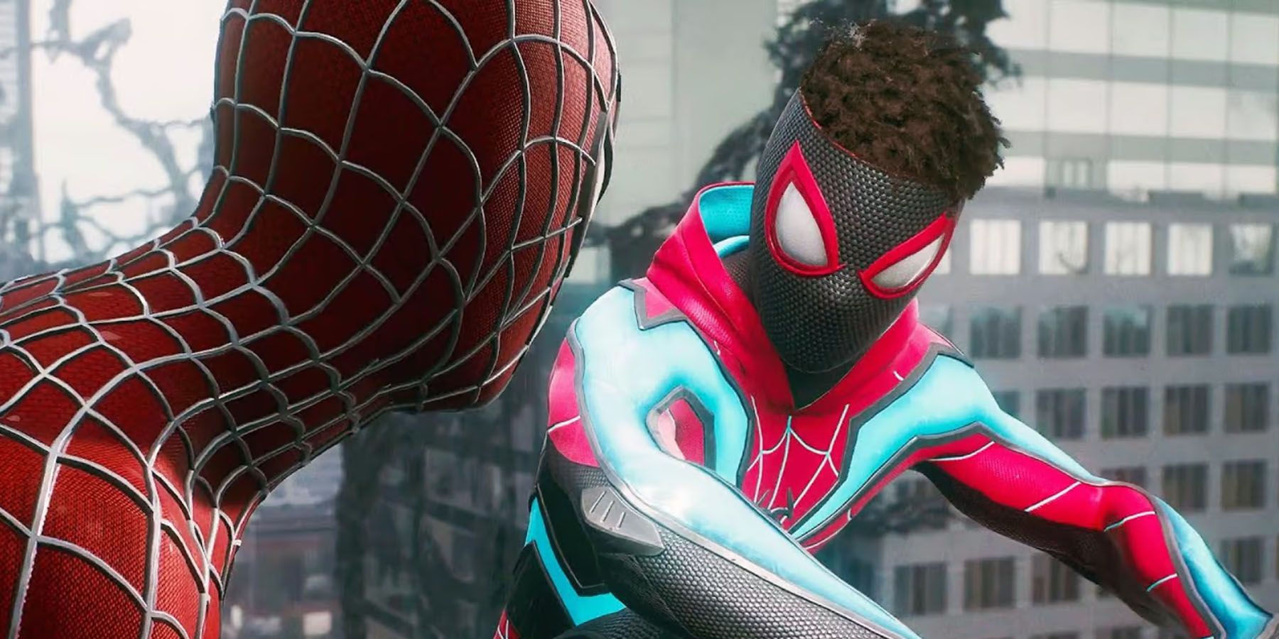 Wallpaper #_bgz2JIBJvJKYCmEJObp357 Why Marvels Spider Man 2s Miles Morales Suit Controversy Likely Wont