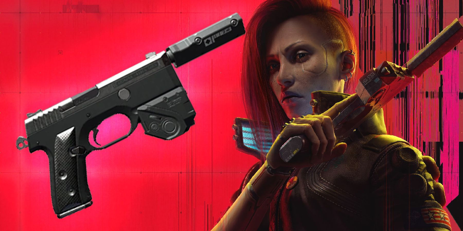 Wallpaper #CWfV7pIBSpphPi3-jF_J77 Cyberpunk 2077s Her Majesty Weapon Lives Up to Its Name