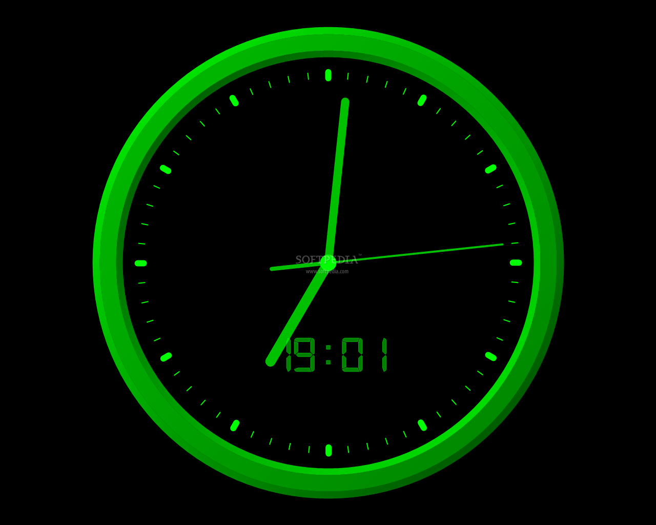 Wallpaper #4abd0 Minimalist Clock Screen Savers for Mac