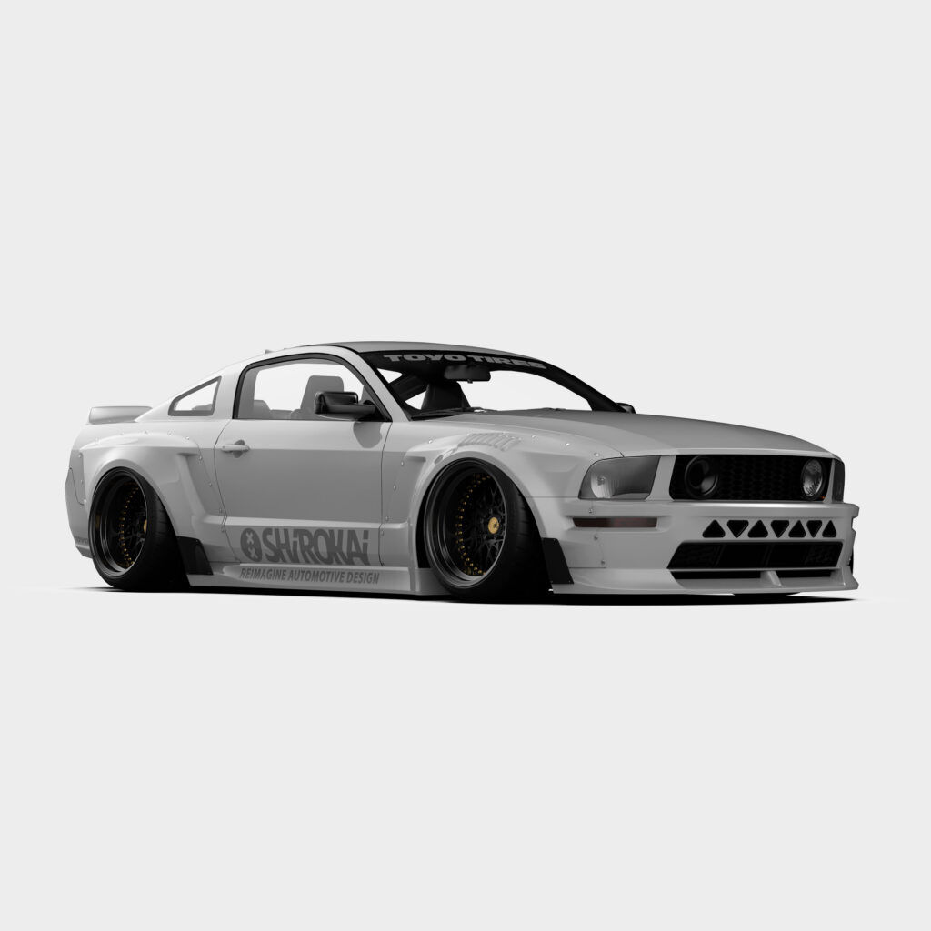 Wallpaper #94BA7 Widebody S197 Ford Mustang GT on Forgestar Cf5v Sdcs