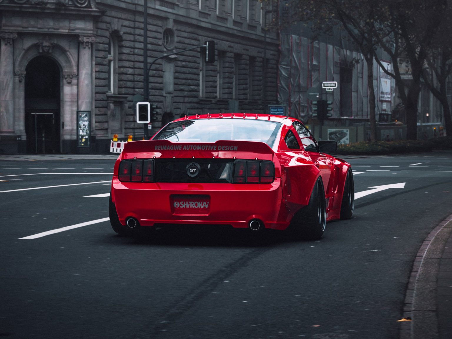 Wallpaper #94BA7 Widebody S197 Ford Mustang GT on Forgestar Cf5v Sdcs