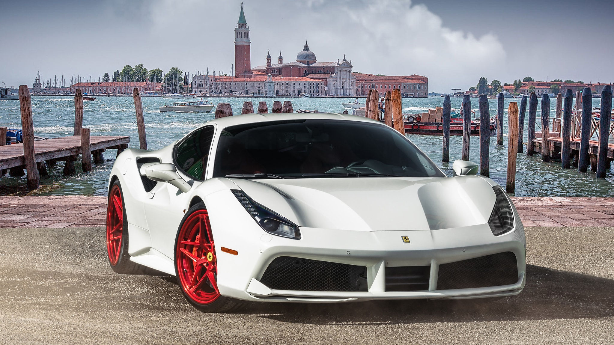Wallpaper #MH3p9I4Bnwiau_P6FhHk12 2017 Ferrari 488 Gtb White High Definition Wallpaper