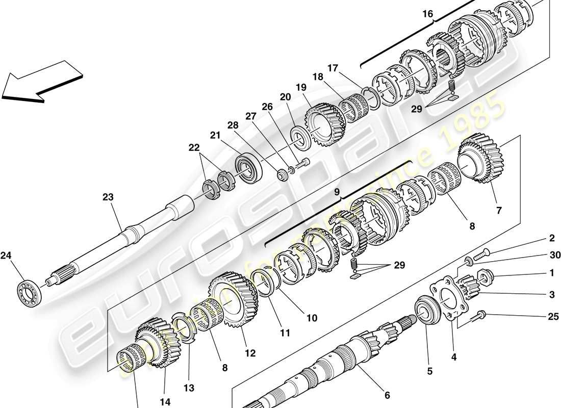 Wallpaper #9WcK-5IBSpphPi3-L5KF405 F430 Coupe Rhd Gearbox Covers Parts Diagram 0029